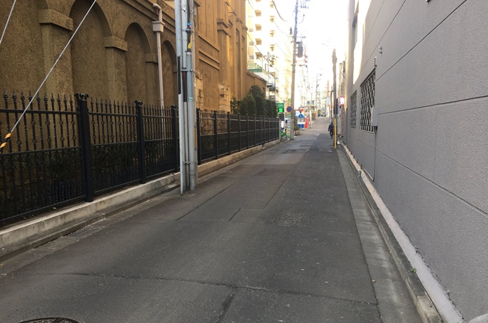 仙台　茂市が坂　路地