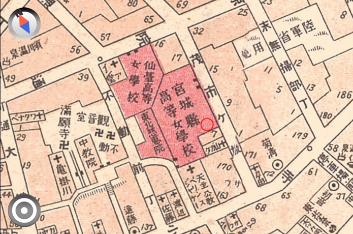 茂市ヶ坂　大正時代　地図
