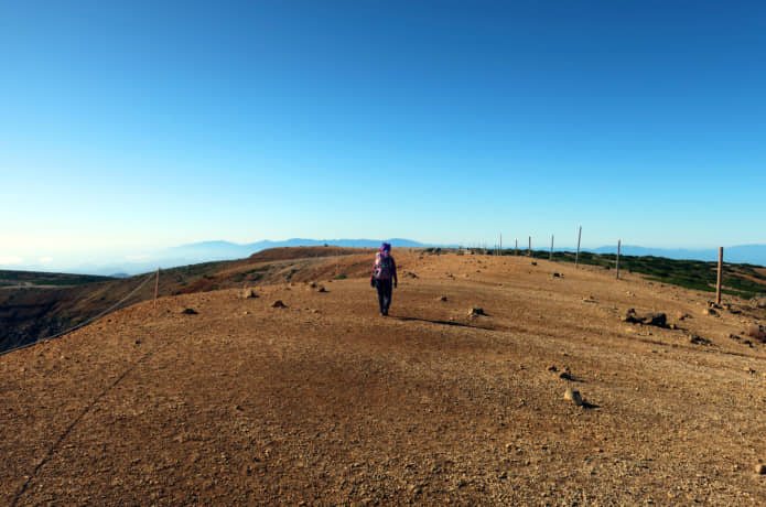 熊野岳　登山