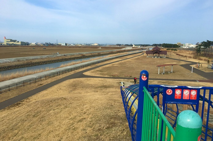 岩沼海浜緑地　ローラー滑り台
