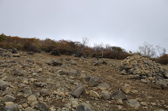 泉ヶ岳　山頂の標識