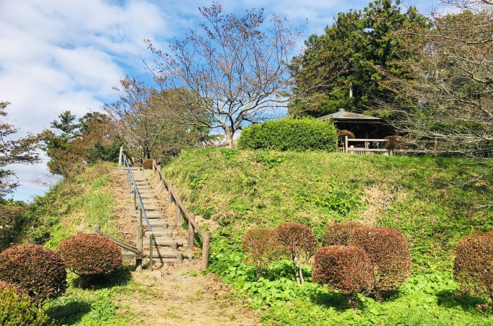 築館城跡頂上