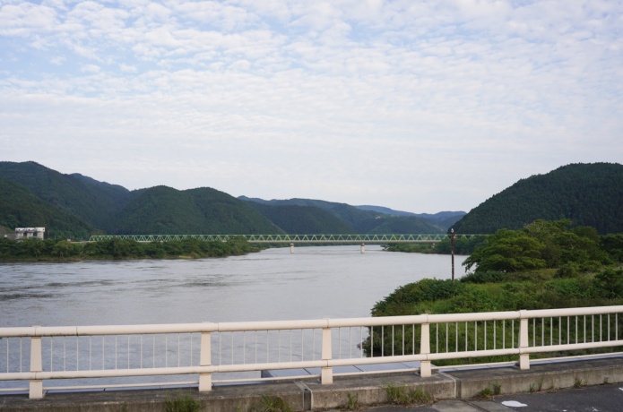 鴇波水門からの景色
