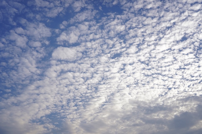 鴇波水門から見た空