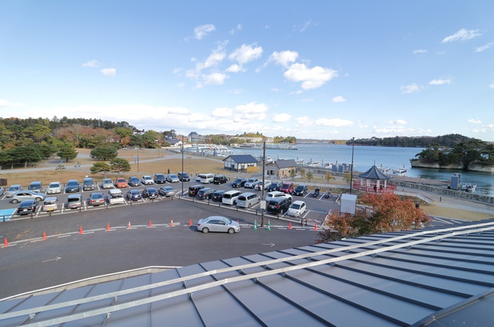 松島離宮　屋上からの景色