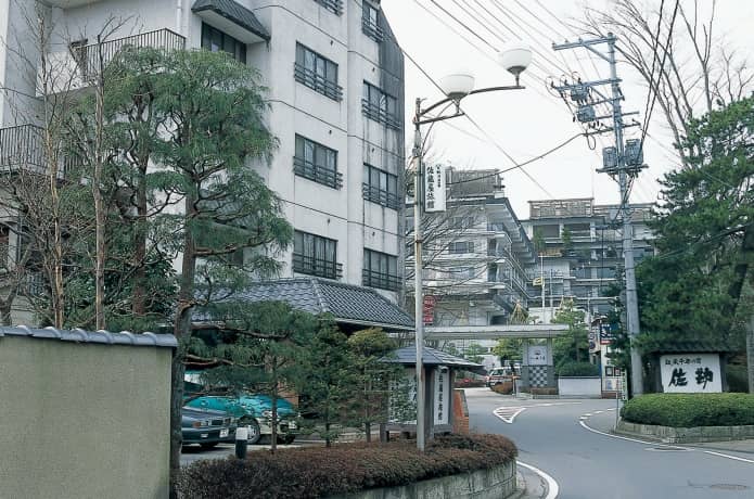秋保温泉街