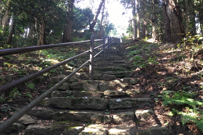 鹿島天足別神社　石段