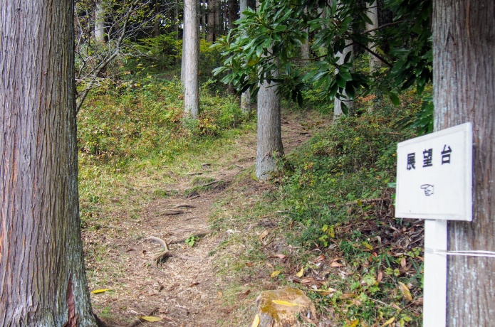 大亀山森林公園　展望台入り口