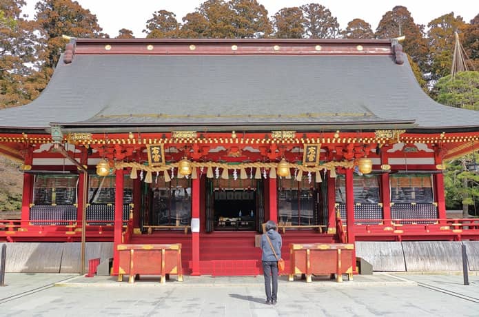 鹽竈神社　左右宮拝殿