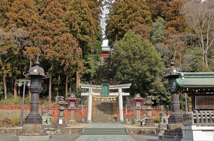 鹽竈神社　参道入口