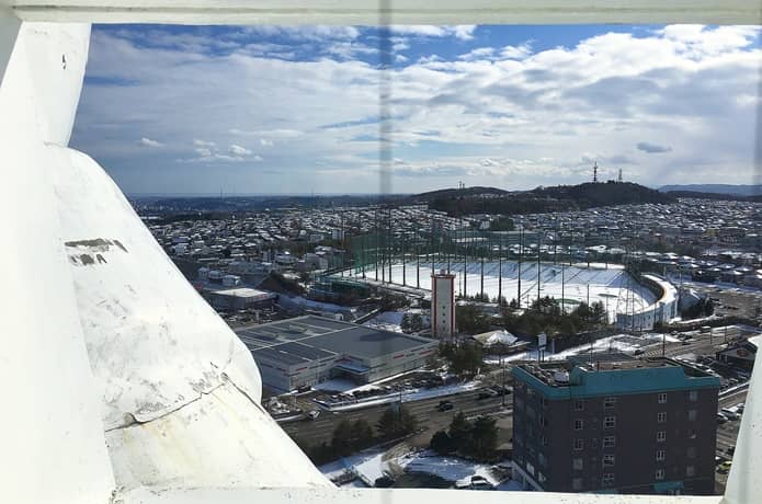 仙台大観音　県庁方面
