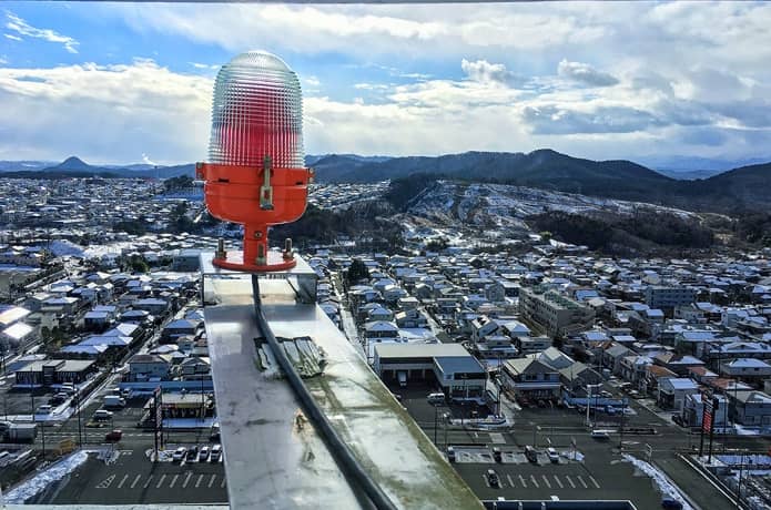 仙台大観音からみる　太白山