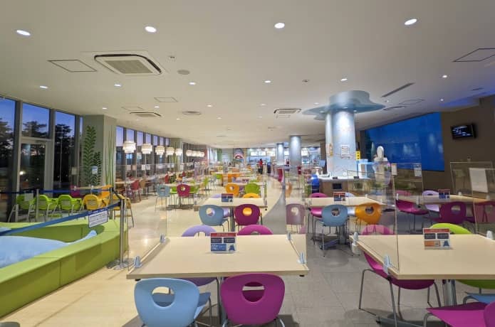 うみの杜水族館　フードコート