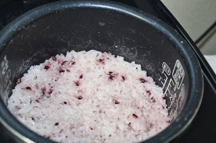 炊飯器　古代米