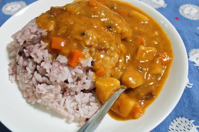 古代米　カレー
