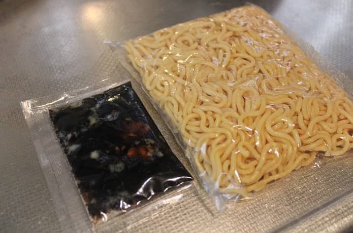 伊達麺とソース