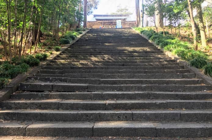 亀岡八幡宮　石段④