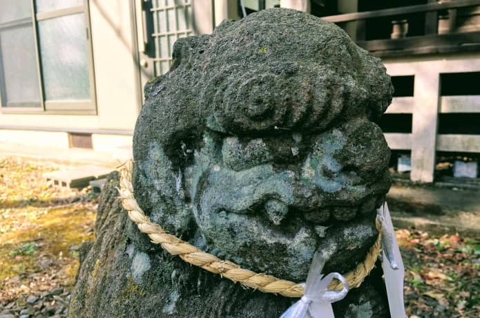 馬上蠣崎神社　狛犬