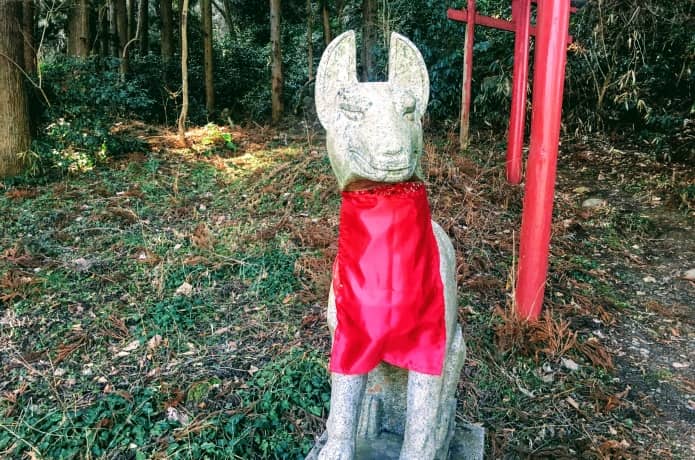 蠣崎稲荷大明神　狛狐