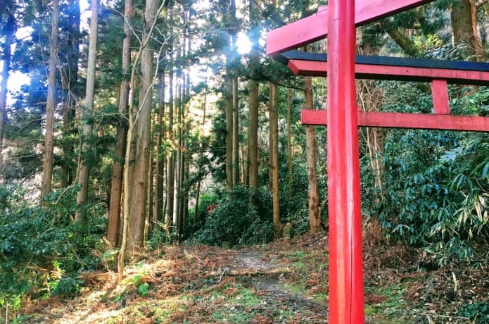 蠣崎稲荷大明神　鳥居