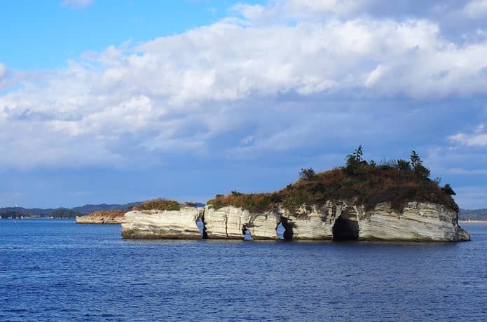 松島湾　浮かぶ島