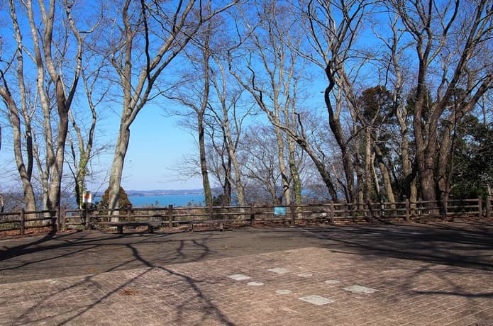 多聞山　途中の展望広場