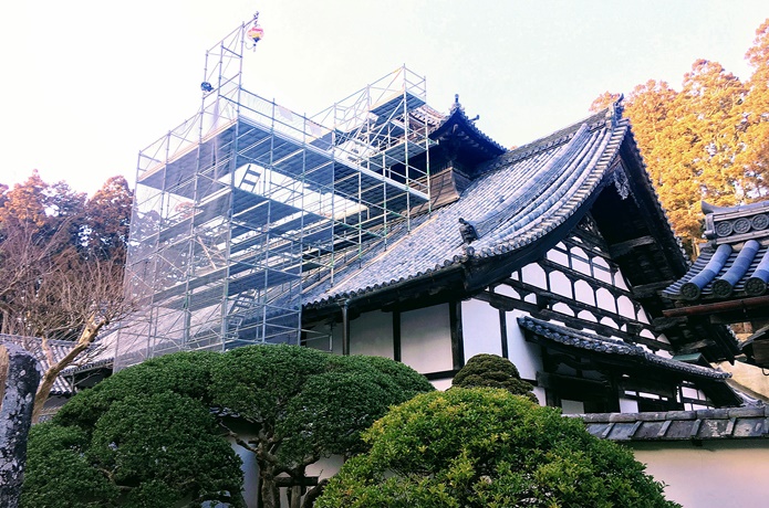  瑞巌寺　庫裡 　工事中.