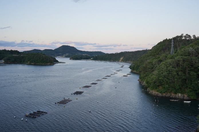 気仙沼大島大橋からの景色