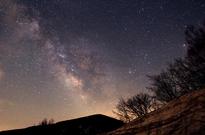 みやぎ蔵王えぼしスキー場　星空