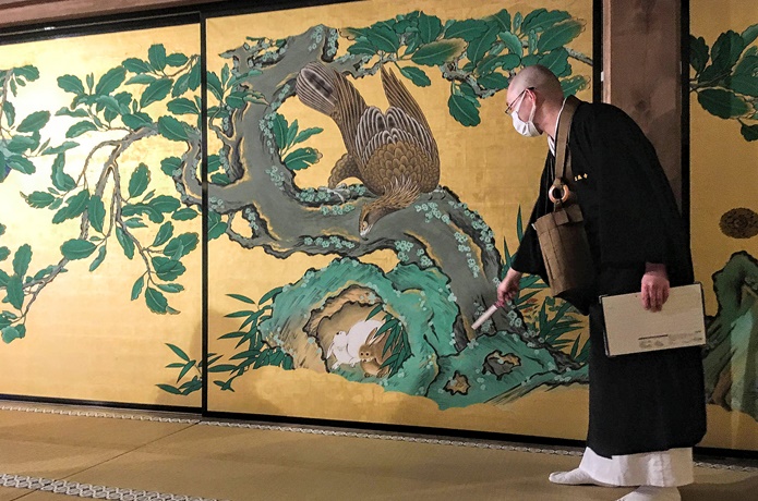  瑞巌寺　鷹の間　襖絵
