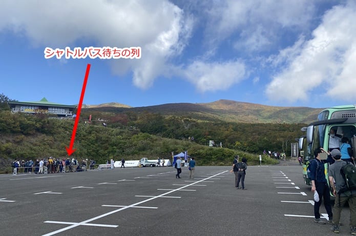 栗駒山　駐車場