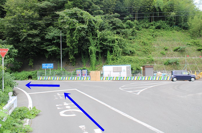 丸森町　道路　T字路