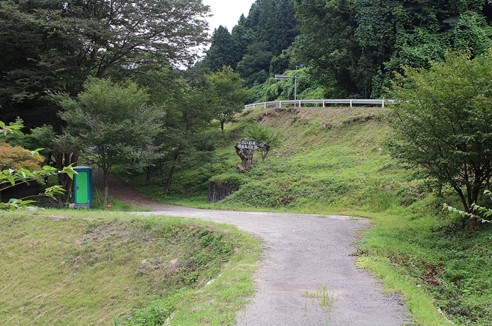あぶくま駅　周辺の道