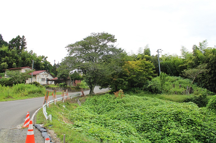 あぶくま駅から離れた道