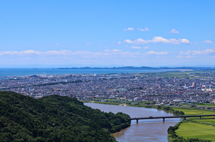 松島方面.