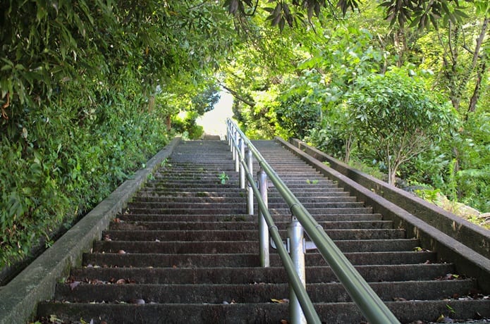 鳥屋神社　階段