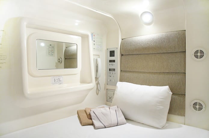 カプセルホテルリーブス 客室