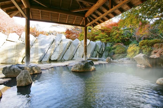 篝火の湯 緑水亭　温泉