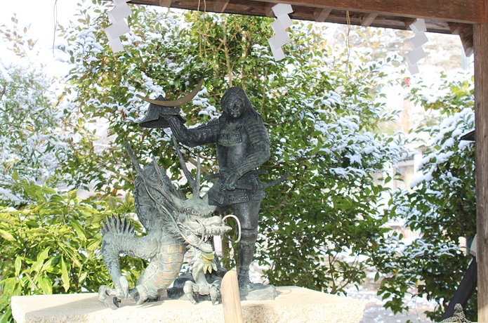 青葉神社　手水舎