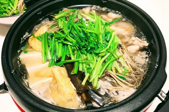 仙台　せり鍋　自作