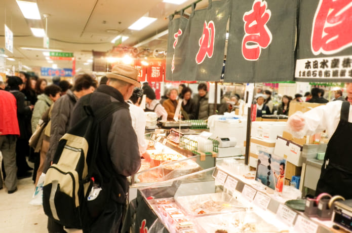 宮城物産展の様子
