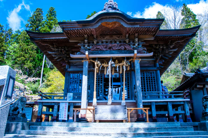 みちのく潮風トレイルの気仙沼ルートにある大島神社