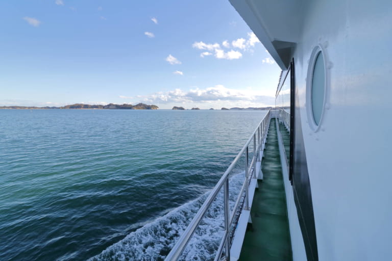 松島島巡り観光船のクルージング