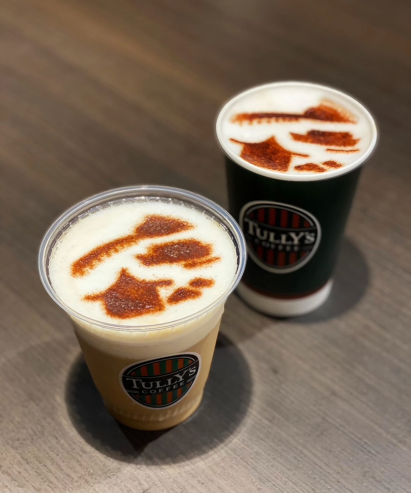 タリーズコーヒー ハーバーテラス松島離宮店で販売されている松島湾一望ラテ