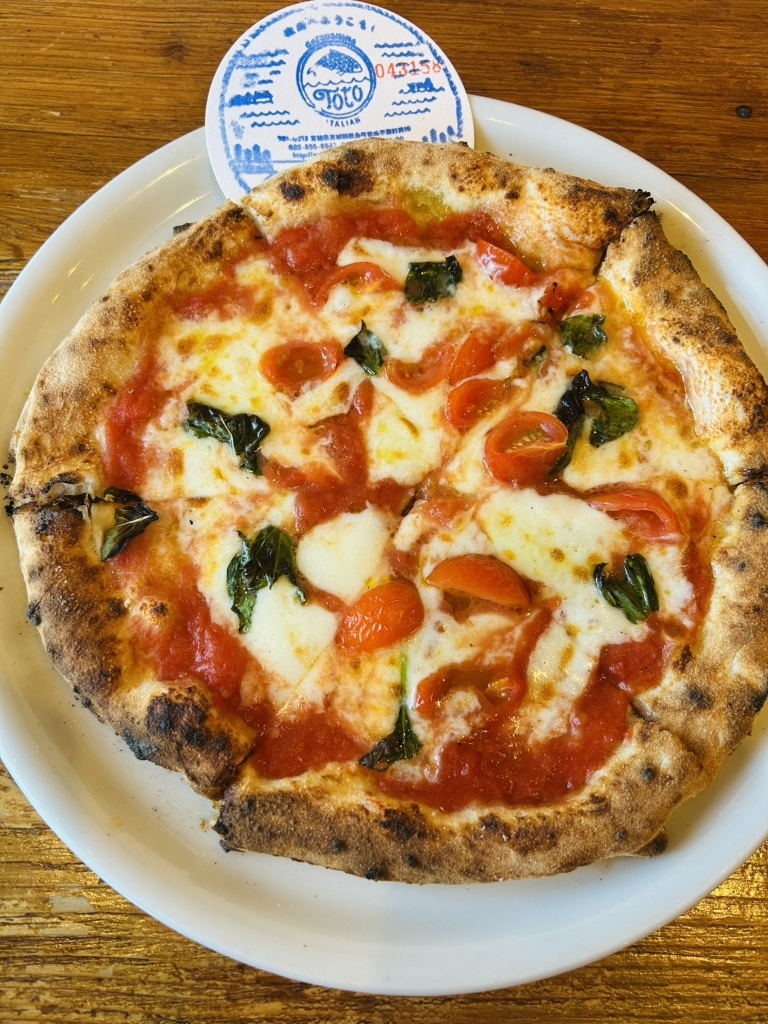 松島イタリアンtotoのマルゲリータ