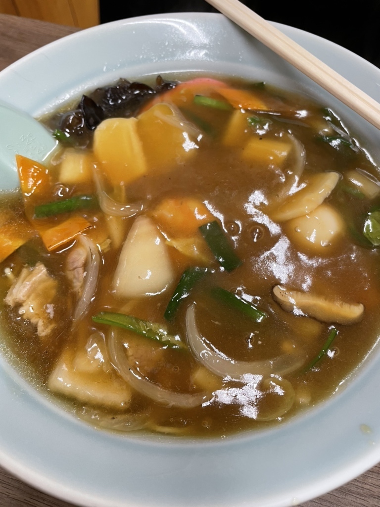 中華料理の店竹屋あんかけラーメン