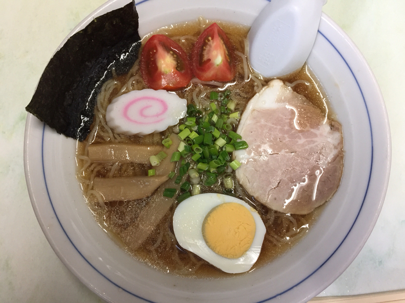 松月の冷やしらーめん