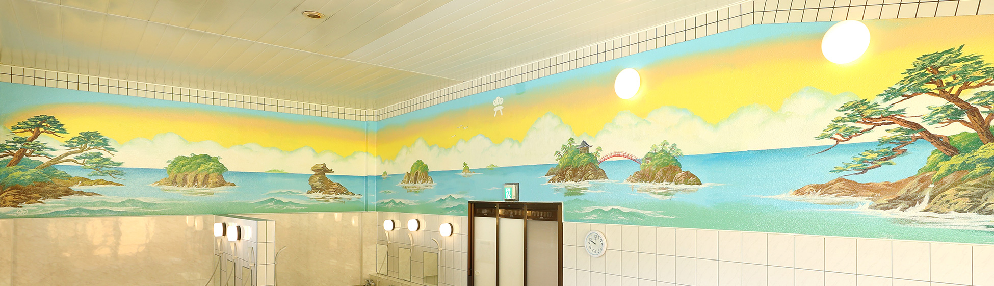 芭蕉の湯温泉ペンキ絵