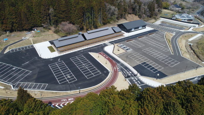松島無料駐車場「石田沢防災センター駐車場」