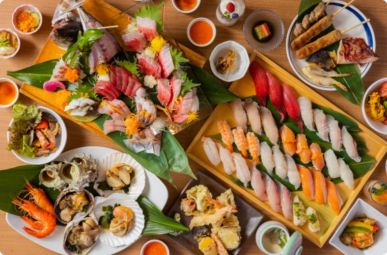 ホテル松島大観荘和風海鮮バイキング料理